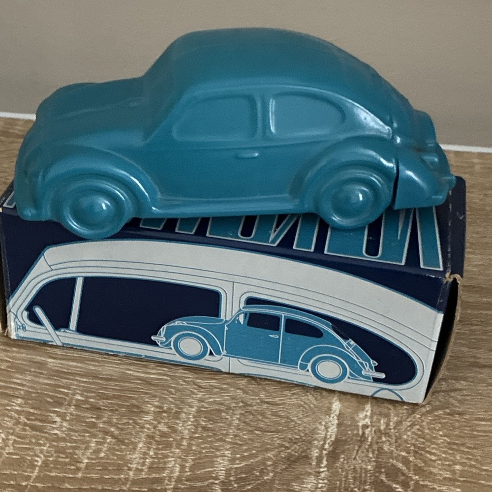 Vintage 70's Avon Windjammer After‎ Shave Blue Volkswagen Empty With Box